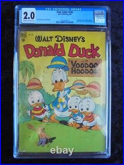 Four Color #238 Donald Duck In Voodoo Hoodoo Golden Age Barks Cgc 2.0