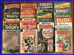 Four Color 24 book lot! Dell Comics 1950s #300-800 VG