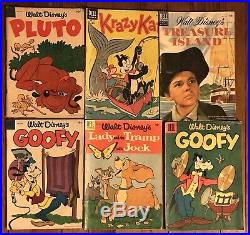 Four Color 24 book lot! Dell Comics 1950s #300-800 VG