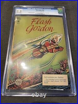 Four Color #247, Flash Gordon (1949, Dell) CGC 5.5 OWithWhite