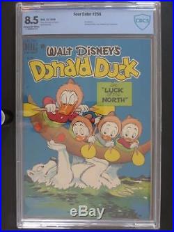 Four Color #256 CBCS 8.5 VF+ Dell 1949 Donald Duck, Huey, Dewey & Louie App