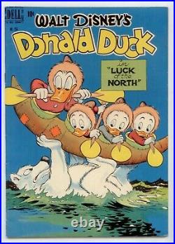 Four Color # 256 Walt Disney's Donald Duck by Carl Barks Fine + 1949