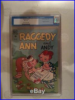 Four Color @262 Raggedy Ann and Andy in CGC 7.5 VF- NICE