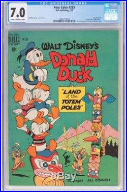Four Color #263 Donald Duck (Dell, 1950) CGC FN/VF 7.0 Land of the Totem Poles