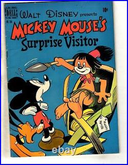 Four Color # 268 VF Walt Disneys Dell Comic Book Mickey Mouse Surprise Vis JL16