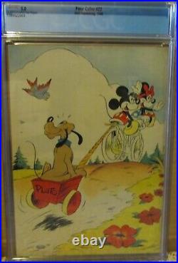 Four Color #27 Cgc 5.0, Mickey Mouse, Goofy, Pluto & Minnie Pin-ups 1943