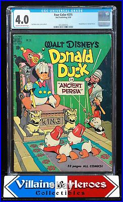 Four Color #275 CGC 4.0 Donald Duck by Carl Barks Dell Publishing (1950)