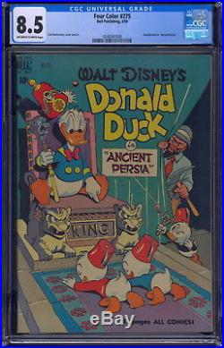 Four Color #275 Donald Duck in Ancient Persia CGC 8.5 Off-White/White Pages