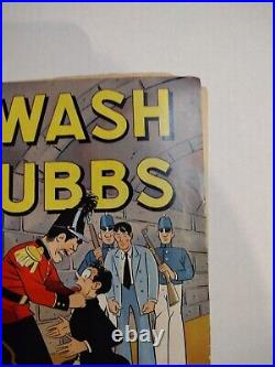 Four Color #28, Wash Tubbs, Captain Easy, 1943 Dell, Rare, G, Roy Crane Cvr