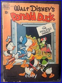 Four Color #282 3.0 Donald Duck and The Pixilated Parrot 1950 Disney Carl Barks