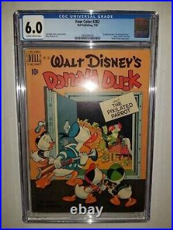 Four Color #282 CGC 6.0 (Dell, 1950) Donald Duck and The Pixilated Parrot