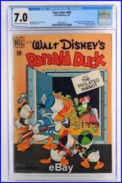 Four Color #282 CGC 7.0 FN/VF -Dell 1950- Donald Duck & Uncle Scrooge App(s)