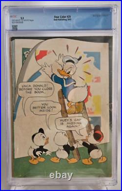 Four Color #29 Dell 1943 KEY Carl Barks Donald Duck Mummy's Ring CGC 3.5 VG