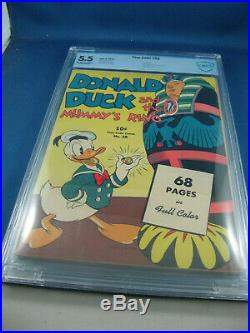 Four Color 29 Donald Duck Cbcs Graded 5.5 Carl Barks 1943 Wow Mummys Ring