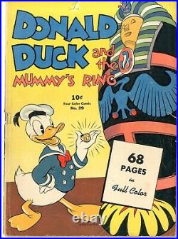 Four Color #29 VG Donald Duck & the Mummy's Ring September 1943