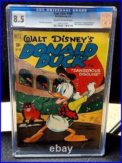 Four Color #308 Donald Duck CGC 8.5 Walt Disney Carl Barks