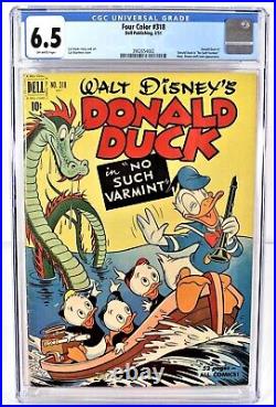 Four Color 318 CGC 6.5 Donald Duck No Such Varmint