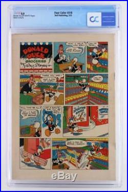 Four Color #318 CGC 8.0 VF -Dell 1951- Donald Duck, Huey, Dewey & Louie Apps