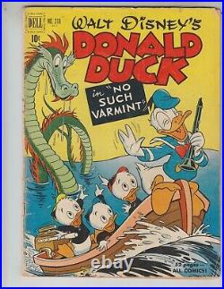 Four Color 318 VG+ (4.5) Carl Barks story&art! Donald Duck in No Such Varmint