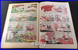 Four Color #322, Dell March 1951, Pork Pig in Roaring Rockets, VG/FN