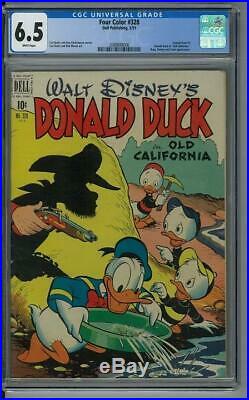 Four Color #328 CGC 6.5 (W) Carl Barks and Bob Moore Art. Donald Duck #2
