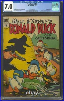 Four Color #328 CGC 7.0 (OW-W) Donald Duck #2