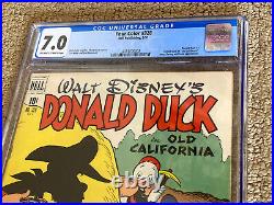 Four Color 328 (Donald Duck #2) CGC 7.0 OWithWhite (California Gold Rush) CGC #002