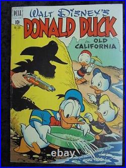 Four Color #328 Donald Duck In Old California Dell Golden Age Barks High Grade
