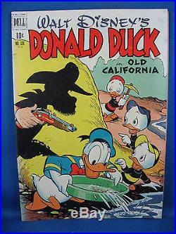 Four Color #328 Donald Duck in Old California VF Drug Story Carl Barks