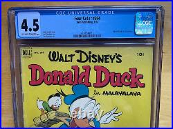 Four Color #348 379 394 CGC lot (1951-52) Carl Barks Donald Duck Scrooge Disney