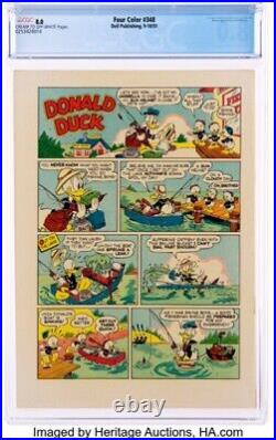 Four Color #348 CGC 8.0 1951 Donald Duck, Barks cover