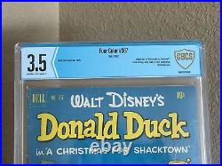 Four Color #367 Walt Disney's Donald Duck in A Christmas for Shacktown CBCS 3.5