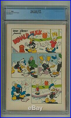 Four Color 379 (CGC 8.0) OWithW pages Donald Duck Uncle Scrooge 1952 (c#23044)