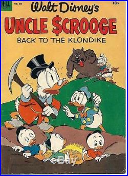 Four Color #386,456&495 Uncle Scrooge VERY FIRST 3 ISSUES 1952-53 DellCharity