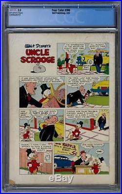Four Color #386 CGC 3.5 (OW) 1st Uncle Scrooge Carl Barks Cover