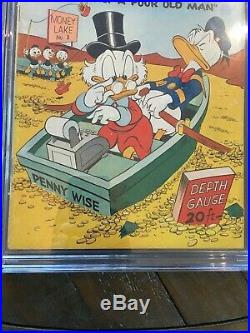Four Color #386 CGC 4.5 KEY Uncle Scrooge #1 only a poor old man Carl Banks