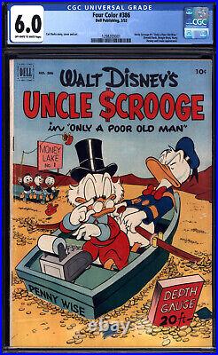 Four Color #386 CGC 6.0 Dell 1952 Uncle Scrooge #1 Key Golden N12 121 cm