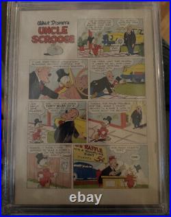 Four Color #386 CGC 8.0 Dell 1952 Uncle Scrooge #1 Key Golden Age! Q4 375 cm