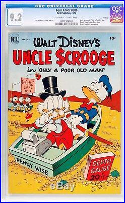 Four Color 386 CGC 9.2 File Copy Uncle Scrooge #1 Carl Barks