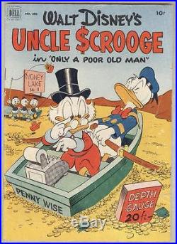 Four Color #386 G/VG 1952 Uncle Scrooge by Carl Barks begins