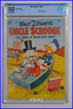 Four Color #386 UNCLE SCROOGE #1 CBCS 5.0 1952 Carl Barks cover / art / story