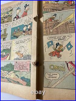 Four Color 386 UNCLE SCROOGE #1 Dell Comic Book 1953 Golden Age