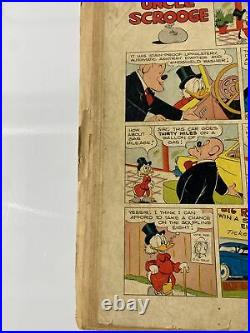 Four Color 386 UNCLE SCROOGE #1 Dell Comic Book 1953 Golden Age