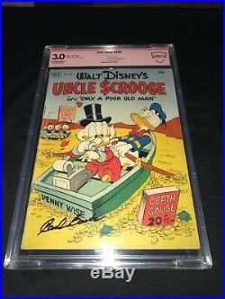 Four Color 386 (Uncle Scrooge #1) Carl Barks Signed Comic