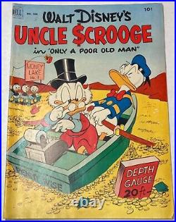 Four Color #386 (Uncle Scrooge #1) FN+ 6.5 (Dell, 3/1952) Carl Barks, Disney