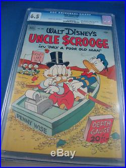 Four Color 386 Uncle Scrooge Cgc 6.5 First Issue 1952