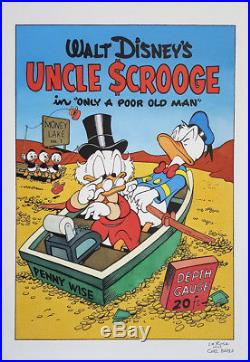 Four Color #386 Uncle Scrooge Original Cover Art Recreation