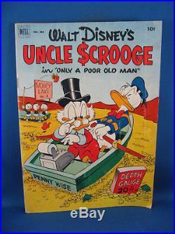 Four Color 386 Vg+ Only A Poor Old Man First Uncle Scrooge Barks 1952