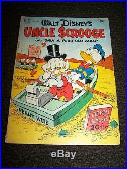 Four Color #386 Walt Disney's Uncle Scrooge (#1) Only a Poor Old Man (Mar 52)