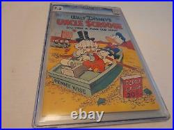Four Color # 386, Walt Disney's Uncle Scrooge 1952, Carl Barks art/story CGC 7.5